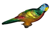 Load image into Gallery viewer, Christmas Tree Glass Figurine Decoration of Parrot
